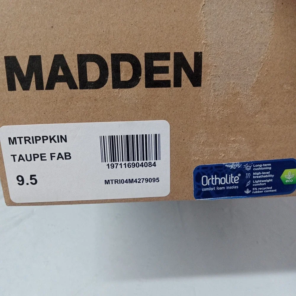 Madden MTRIPP Knit Men's Shoes Featuring Breathable Taupe Upper Size 9.5
